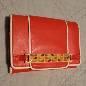Orla Kiely Red Wallet - Japan Import